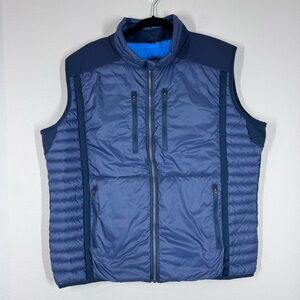 Kuhl Men’s Spyfire Down Filled Vest Blue Mens XXL Lightweight Outdoors Hiking